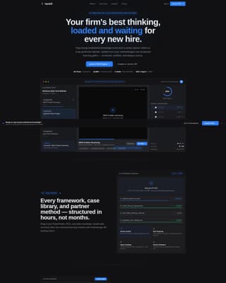 Upskill - Precision LMS Landing Page Template