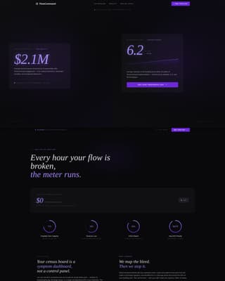 Flowcommand - High-Impact Patient Management Landing Page Template