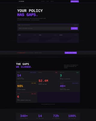 Privacy Policy Consulting & GDPR Grader Website Template