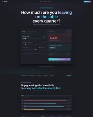 Allocate - Intelligent Consulting Landing Page Template