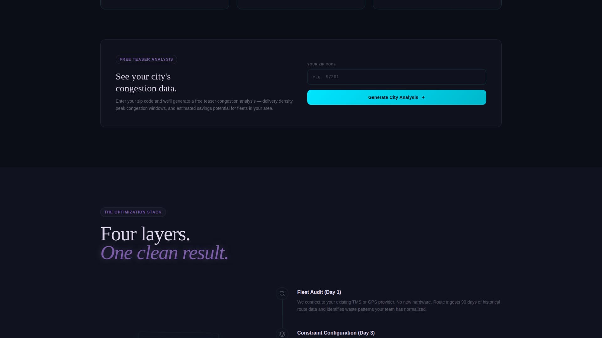 Routea - Intelligent Fleet Optimization Landing Page Template