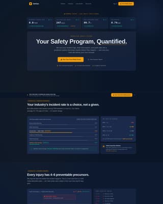 Safeops - Predictive Safety Management Landing Page Template