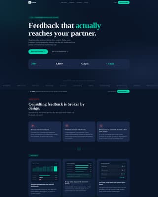 Pulse - Real Time Consulting Landing Page Template