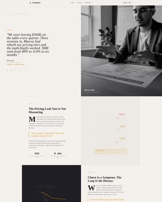 SaaS Consulting Booking Website Template