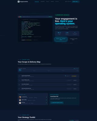 Consulting Firm New Client Welcome & Onboarding Website Template