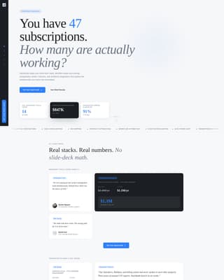 Stackaudit - Precision SAAS Landing Page Template