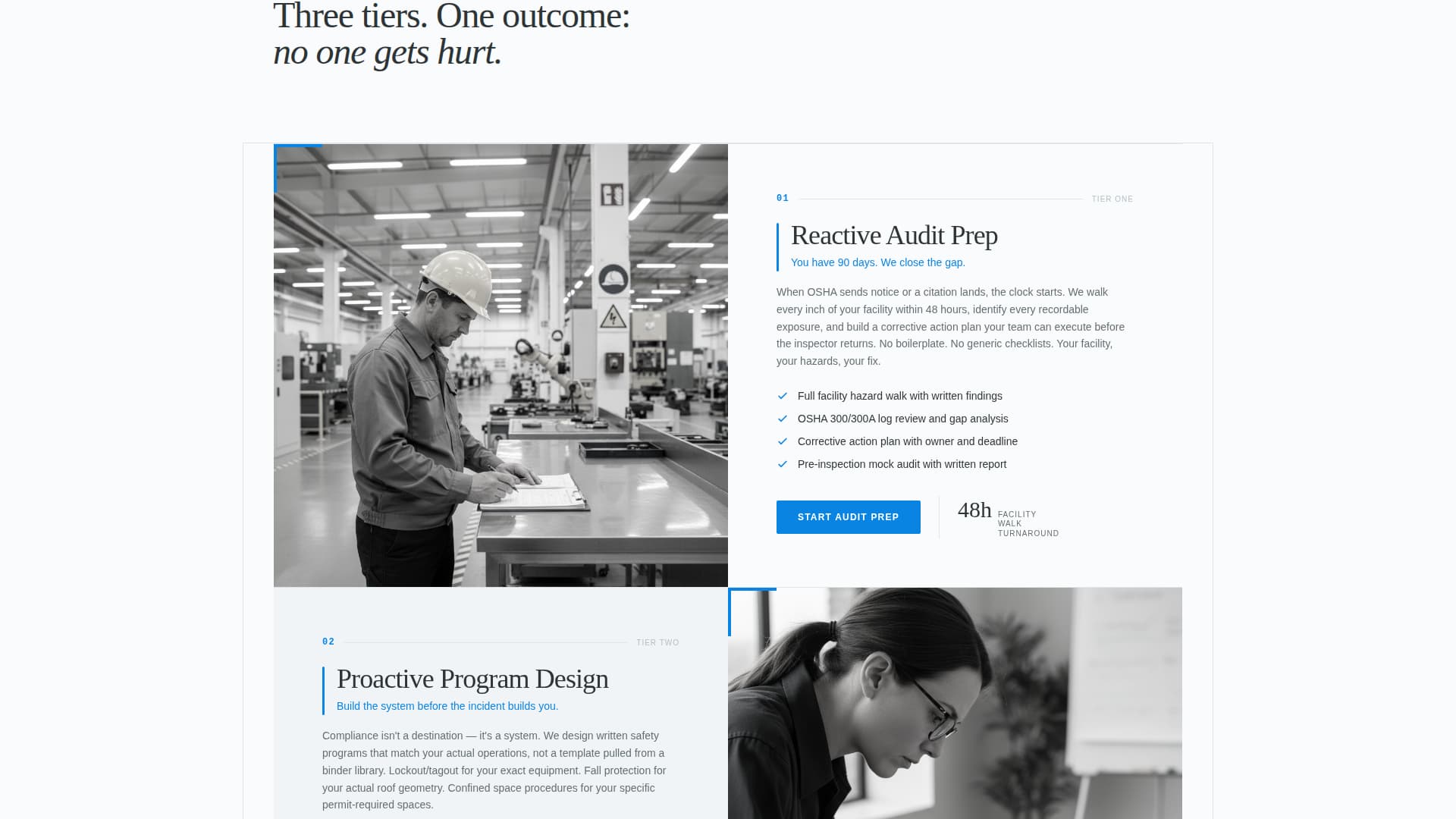 Shield - Authoritative Safety Landing Page Template