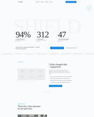 Shield - Authoritative Safety Landing Page Template