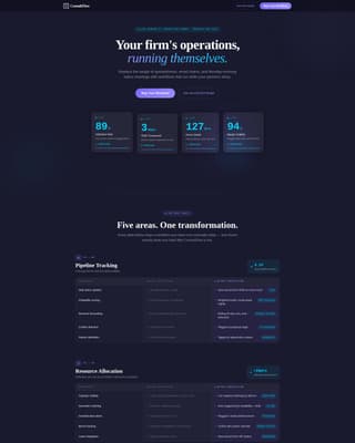 Automate - Dynamic Consulting Landing Page Template