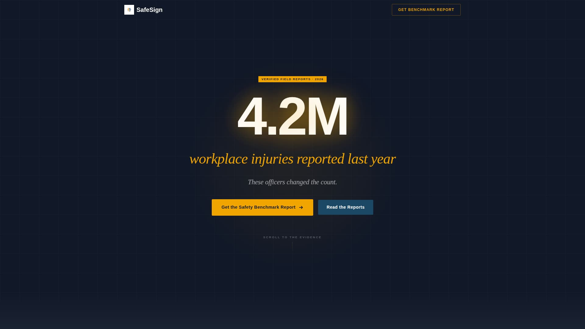 Safesign - Proven Safetyofficer Landing Page Template