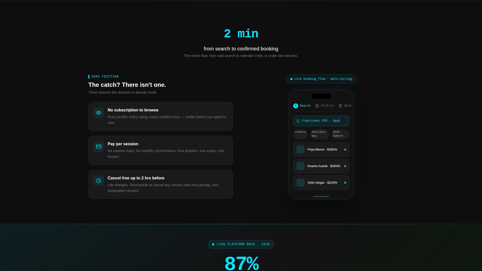 Advise — Strategic Consulting Landing Page Template