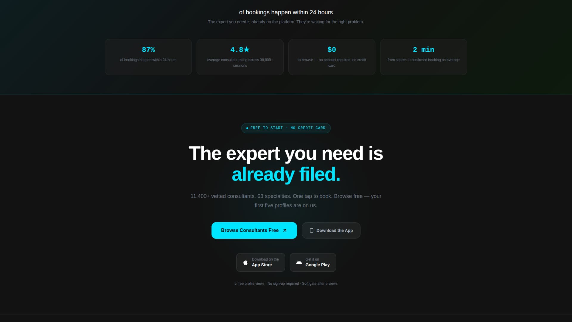 Advise — Strategic Consulting Landing Page Template