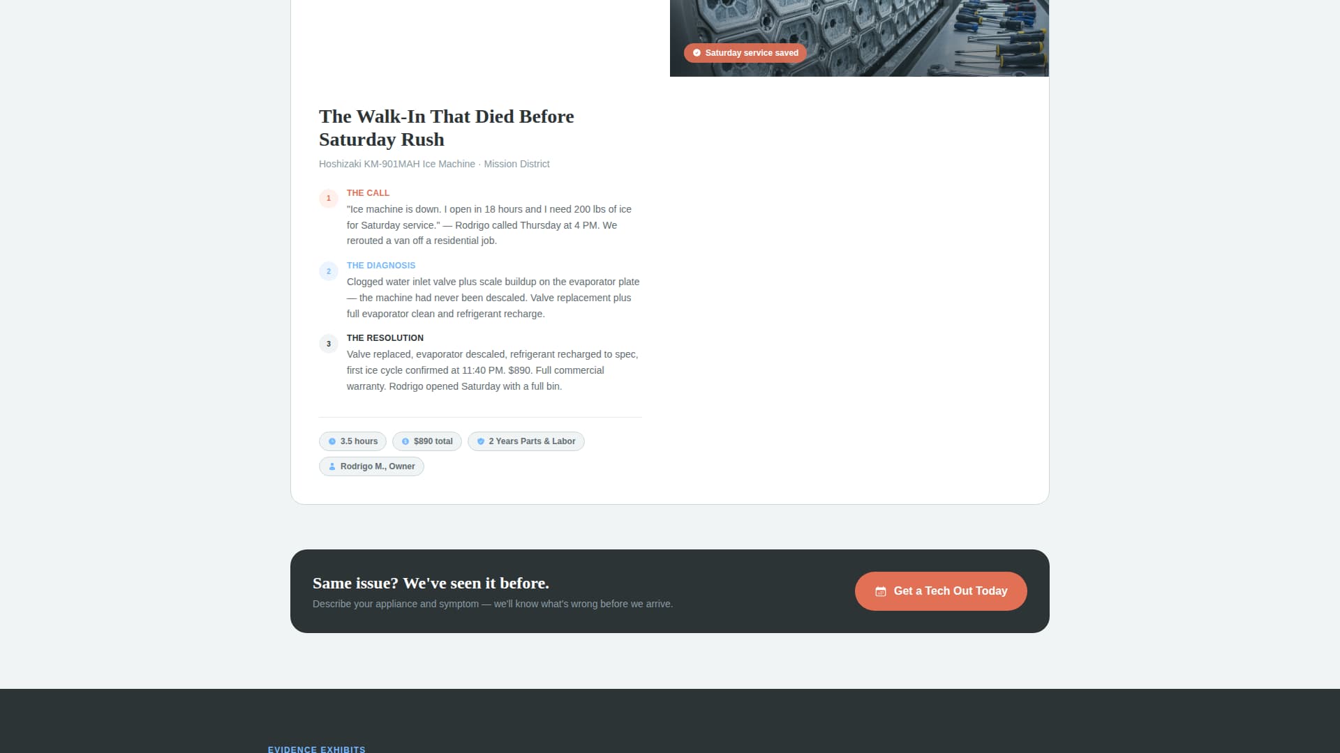 Fix — Dependable Appliance Repair Landing Page Template