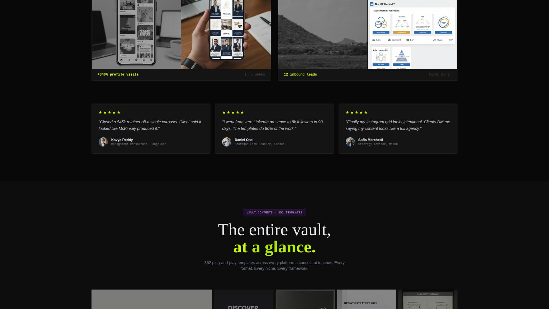 Consult - Plug and Play Consulting Landing Page Template