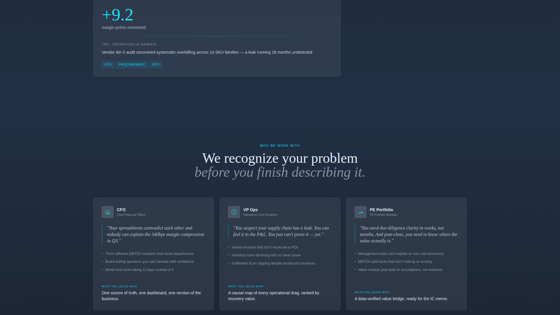 Consult - Powerful Analytics Landing Page Template