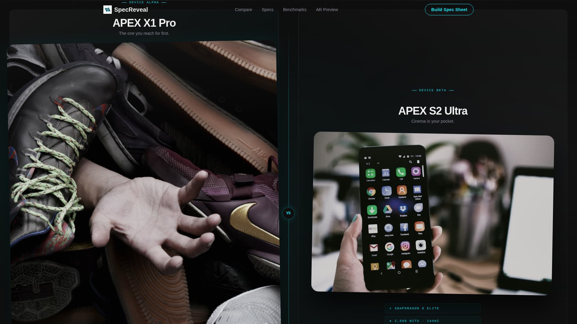 Spec - Powerful Electronics Landing Page Template