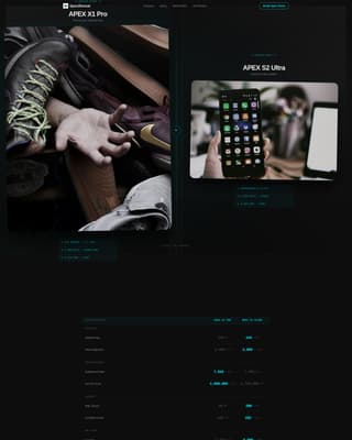 Spec - Powerful Electronics Landing Page Template