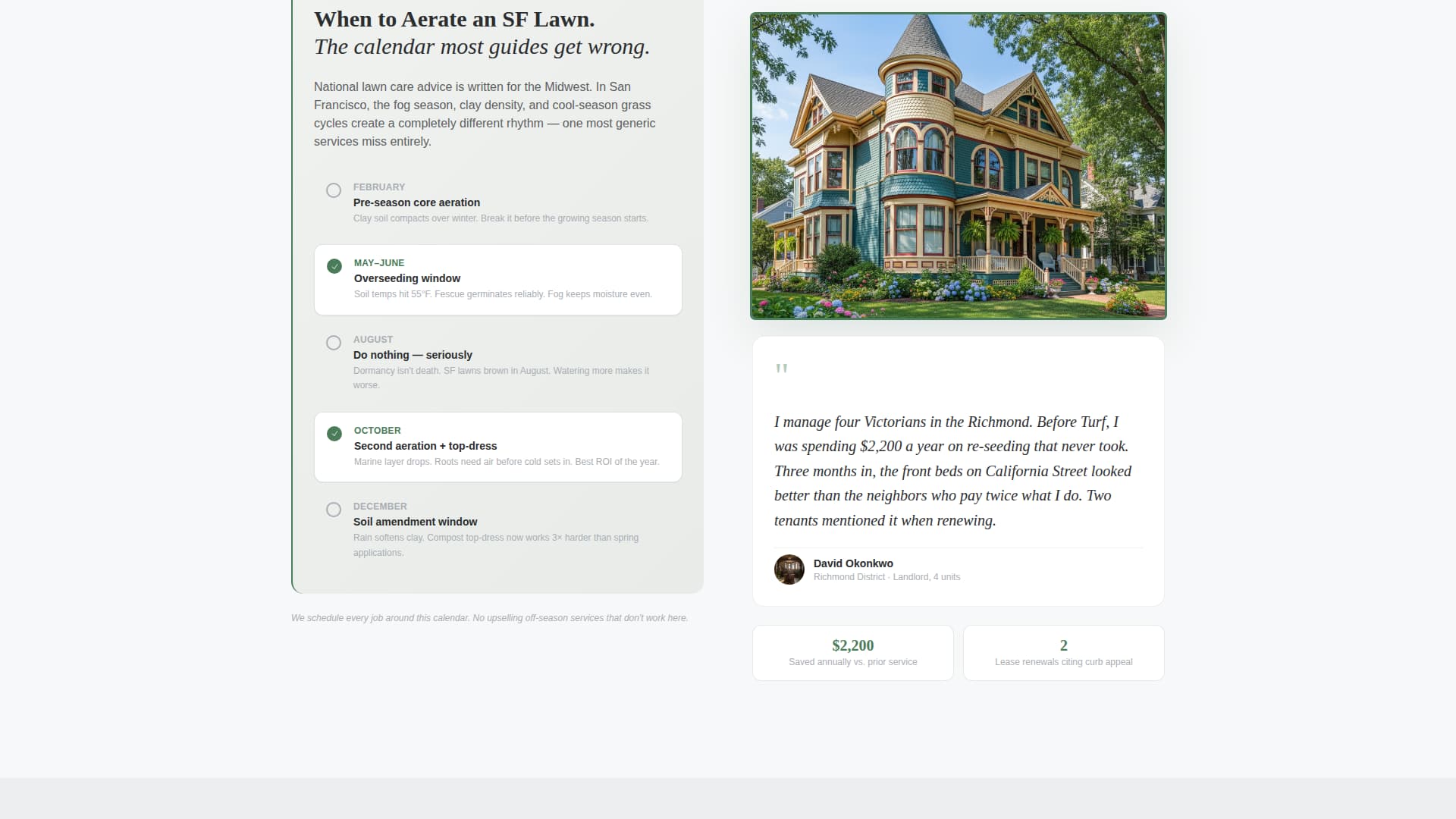 Cultivate — Expert Lawn Maintenance Landing Page Template
