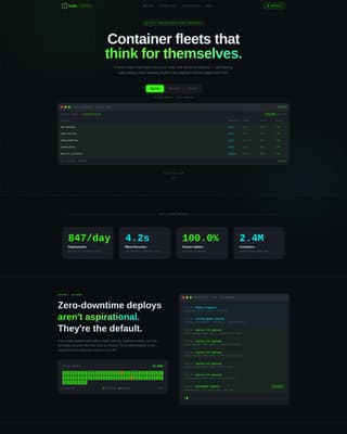 Kube - Powerful Container Landing Page Template