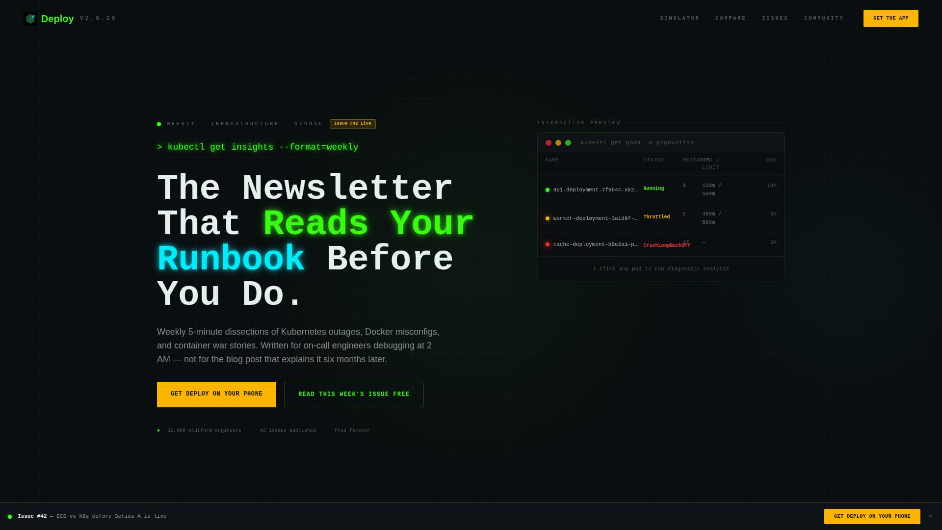 Deploy - High-Impact Containerization Landing Page Template