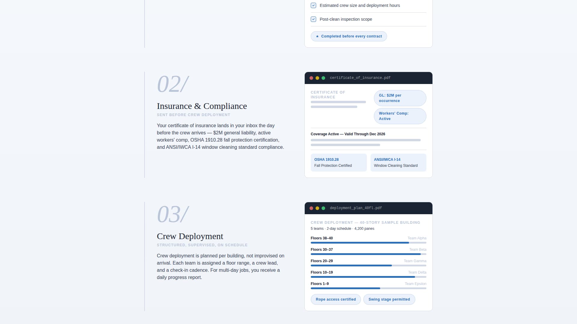 Pane - Authoritative Windowcleaning Landing Page Template
