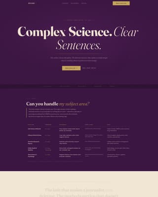 Byline — Credible Research Communication Landing Page Template