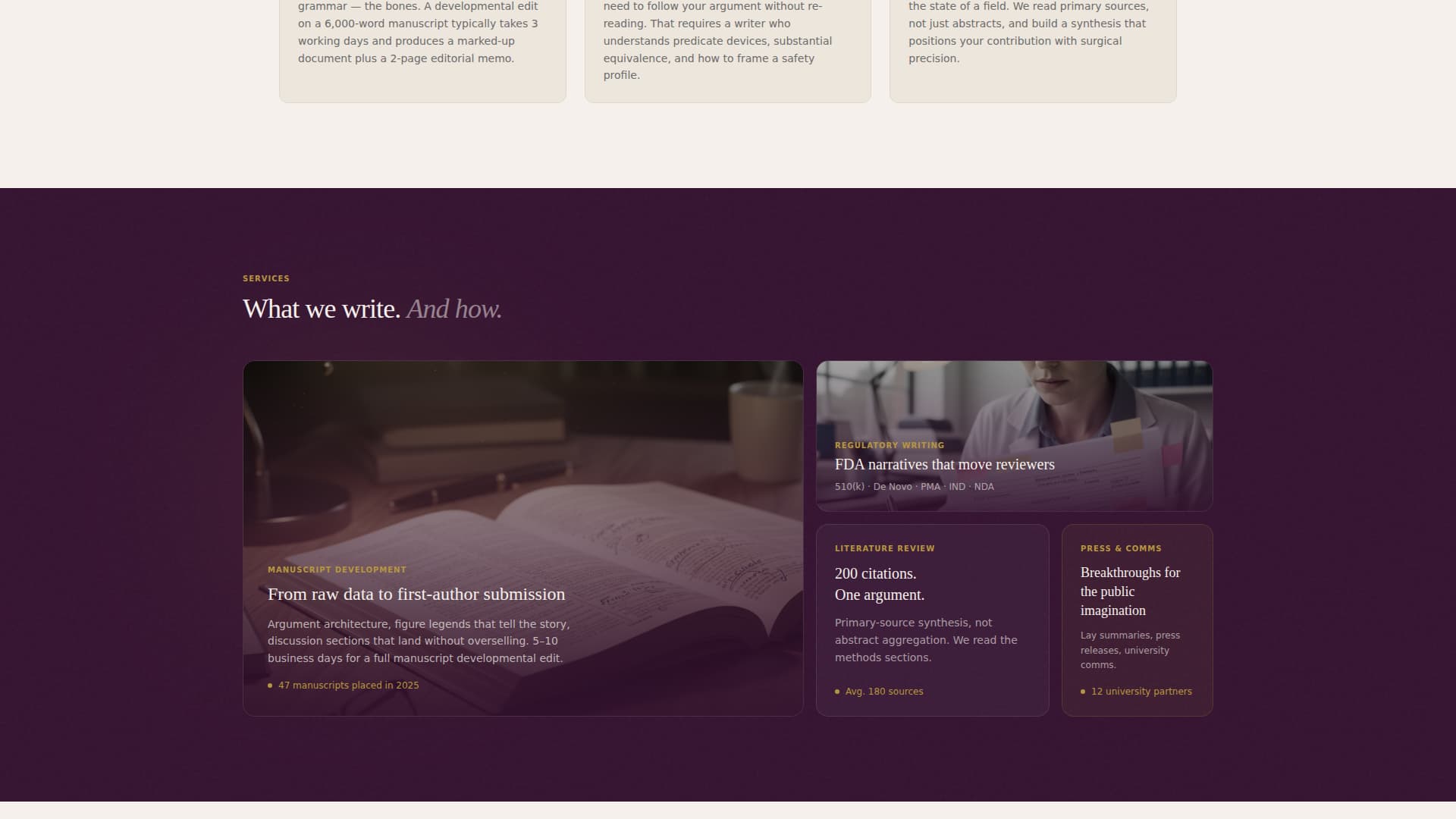 Annotate - Compelling Sciencewriting Landing Page Template