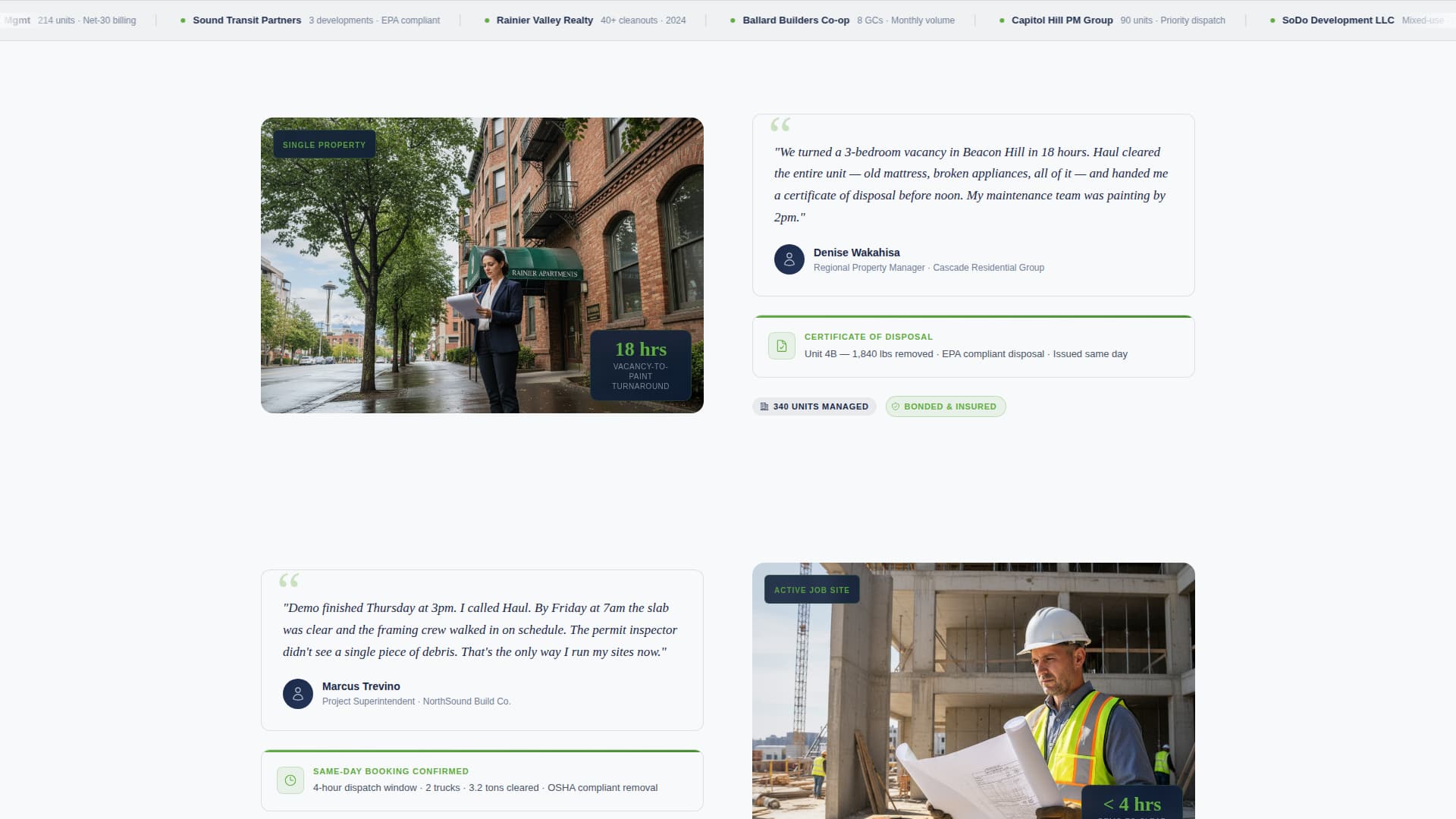 Load — Professional Waste Hauling Landing Page Template