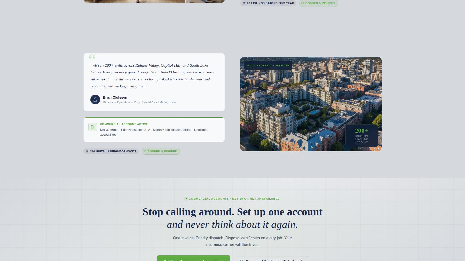 Load — Professional Waste Hauling Landing Page Template