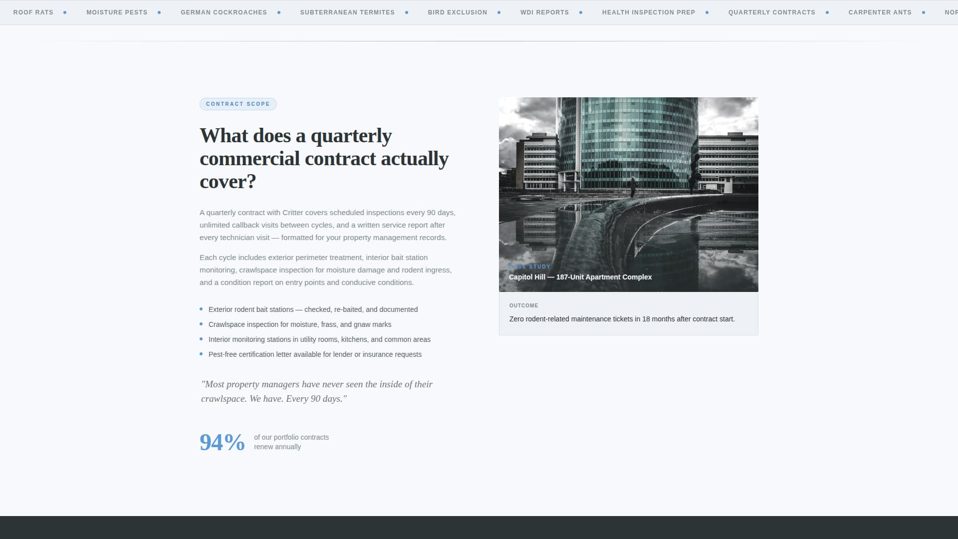 Critter - Authoritative Pestcontrol Landing Page Template