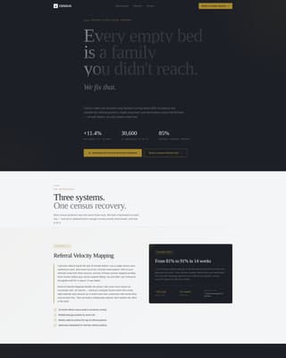 Census - Authoritative Seniorcare Landing Page Template