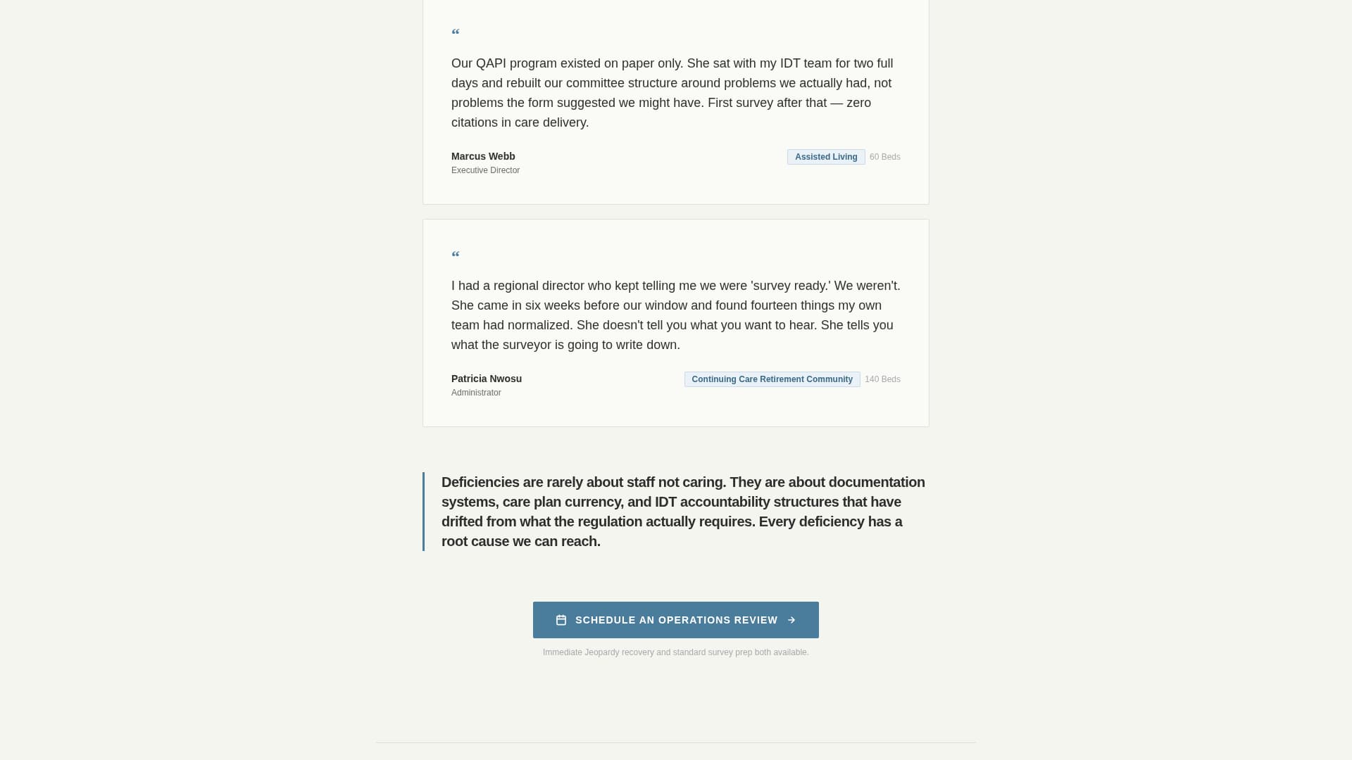 Comply - Trusted Seniorcare Landing Page Template