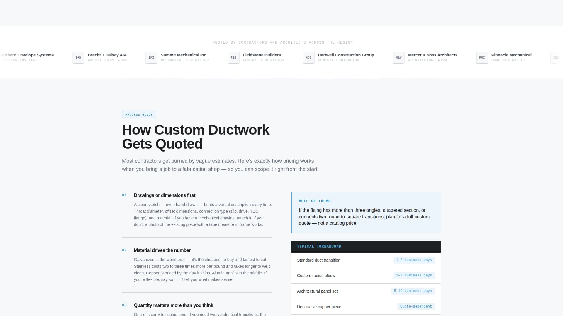 Smith — Masterful Steel Fabrication Landing Page Template