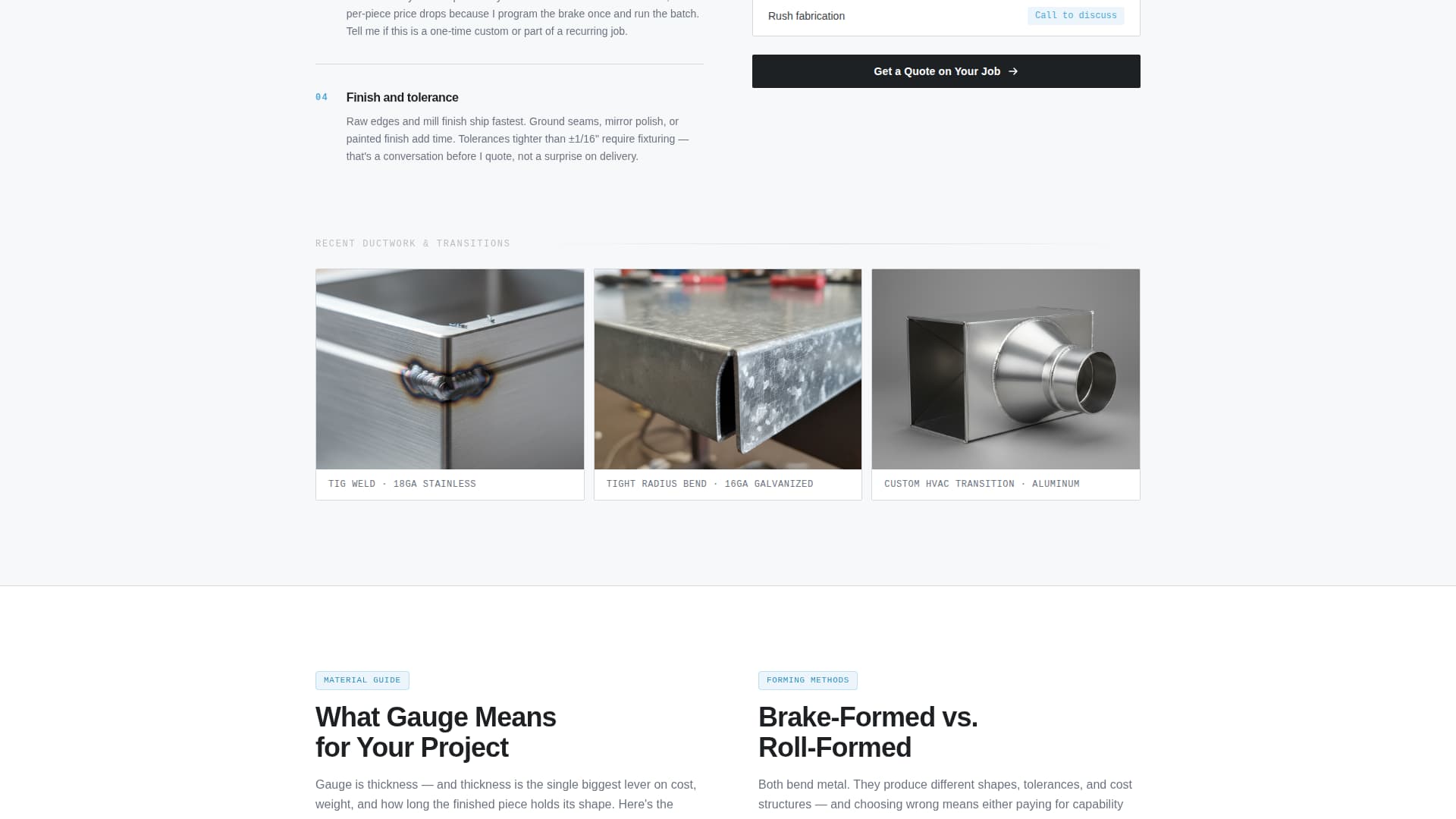 Smith — Masterful Steel Fabrication Landing Page Template