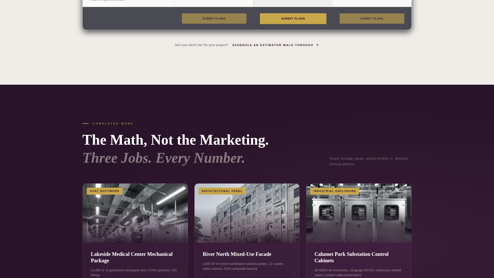 Weld — Proven Custom Fabrication Landing Page Template