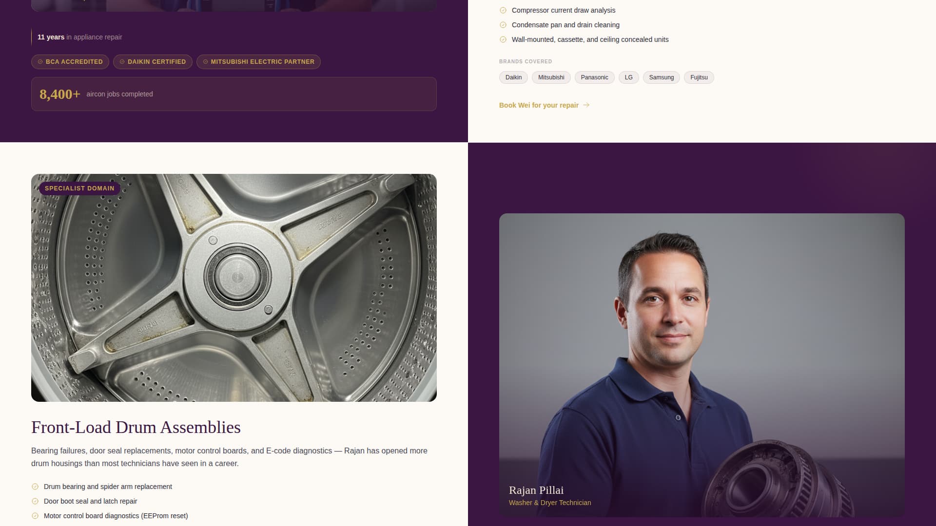 Fixright - Expert Appliancerepair Landing Page Template