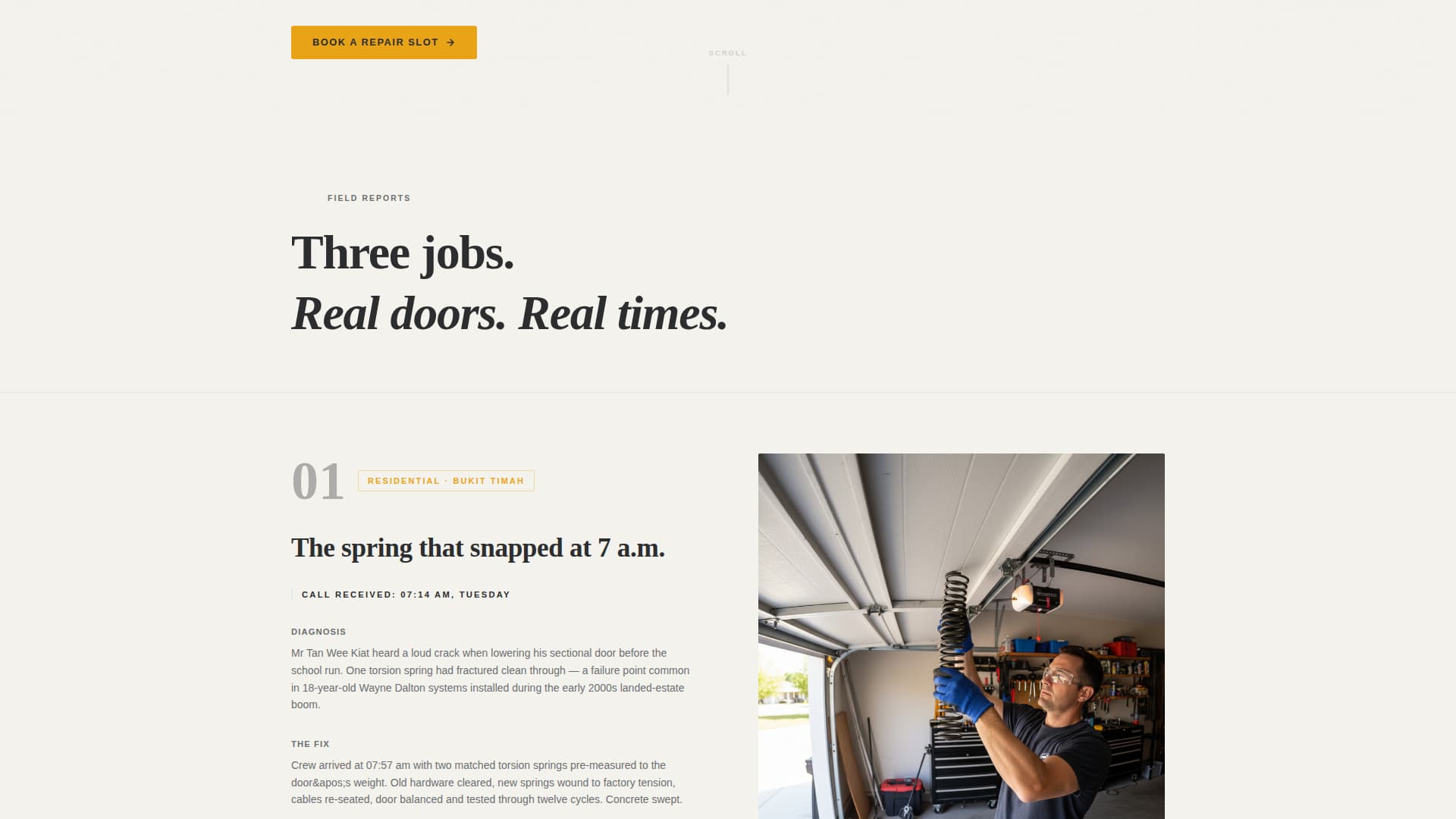 Gate - Trusted Garagedoor Landing Page Template