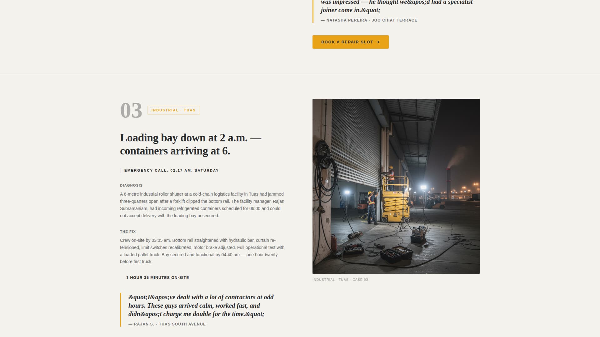 Gate - Trusted Garagedoor Landing Page Template