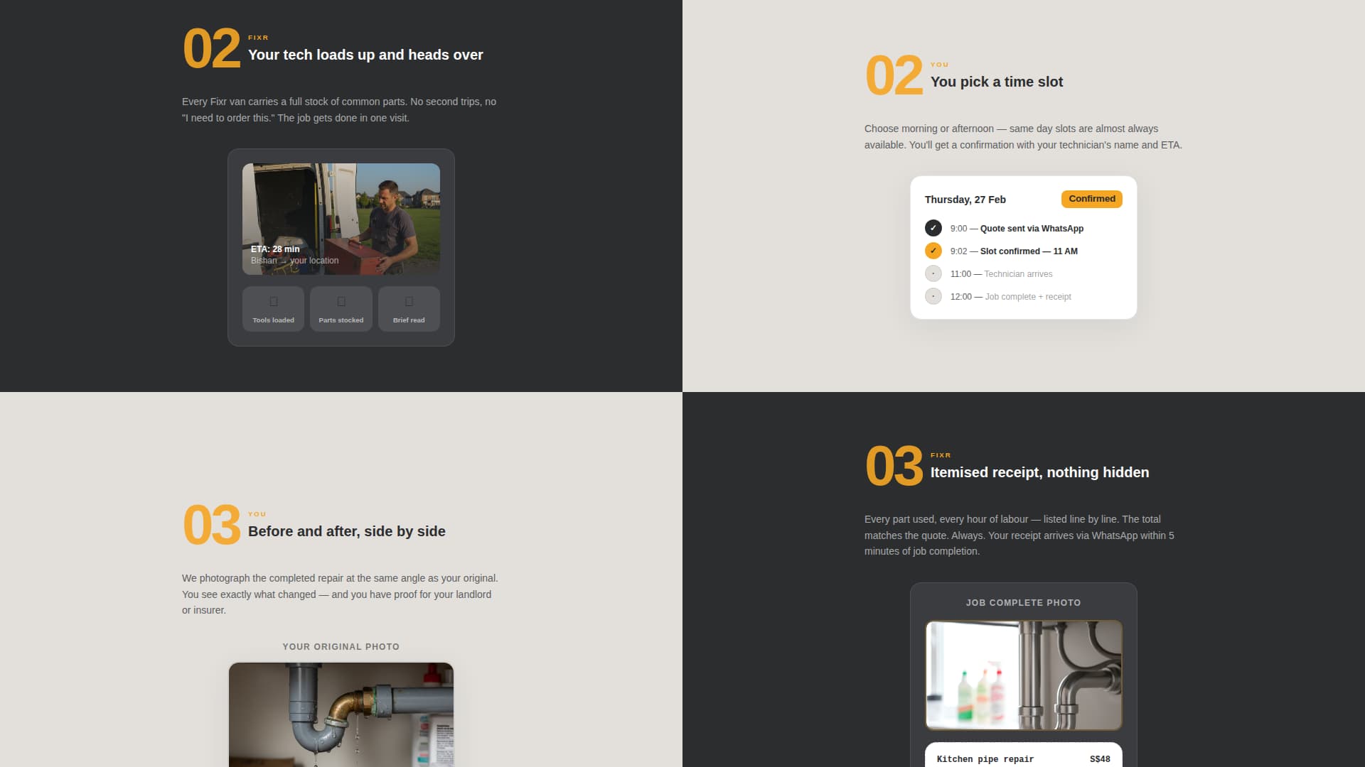 Fixr — Expert Maintenance Services Landing Page Template