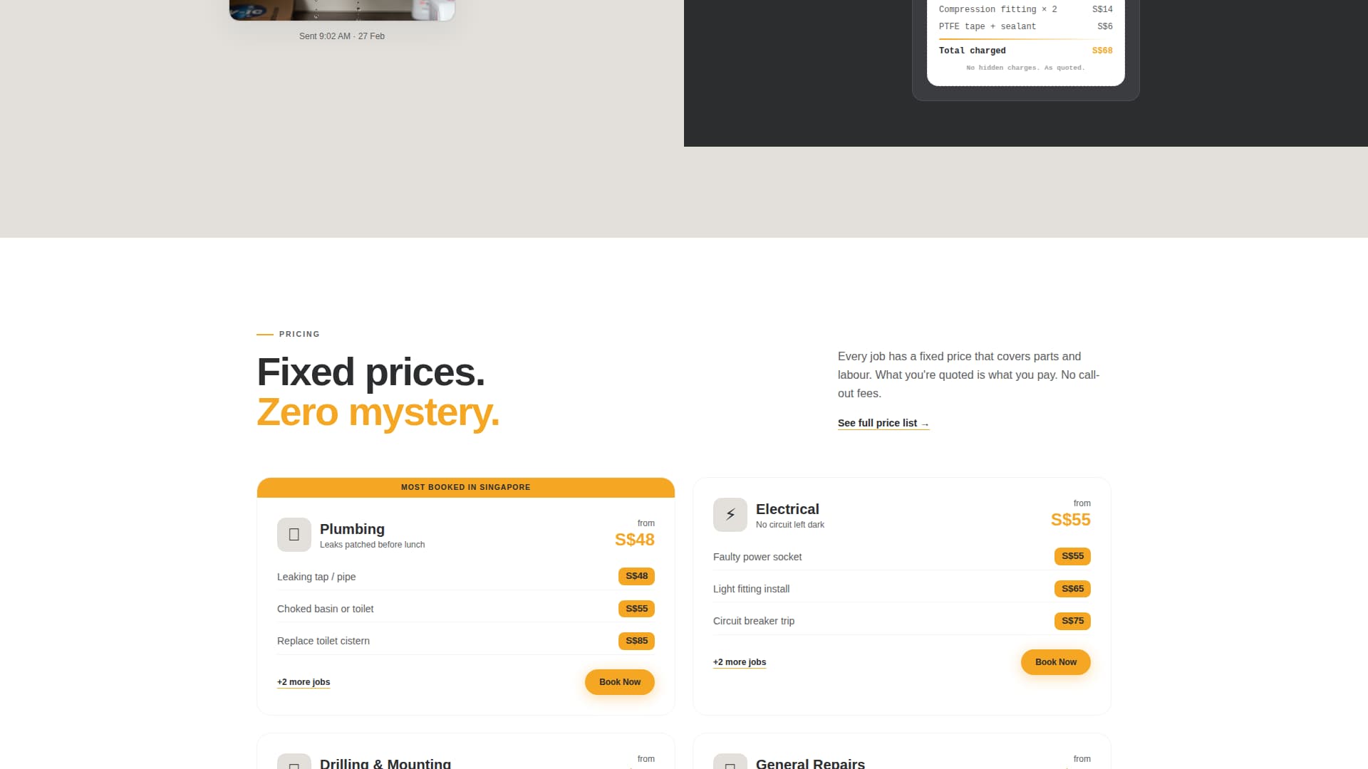 Fixr — Expert Maintenance Services Landing Page Template