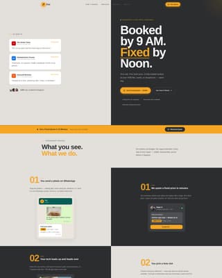 Fixr — Expert Maintenance Services Landing Page Template