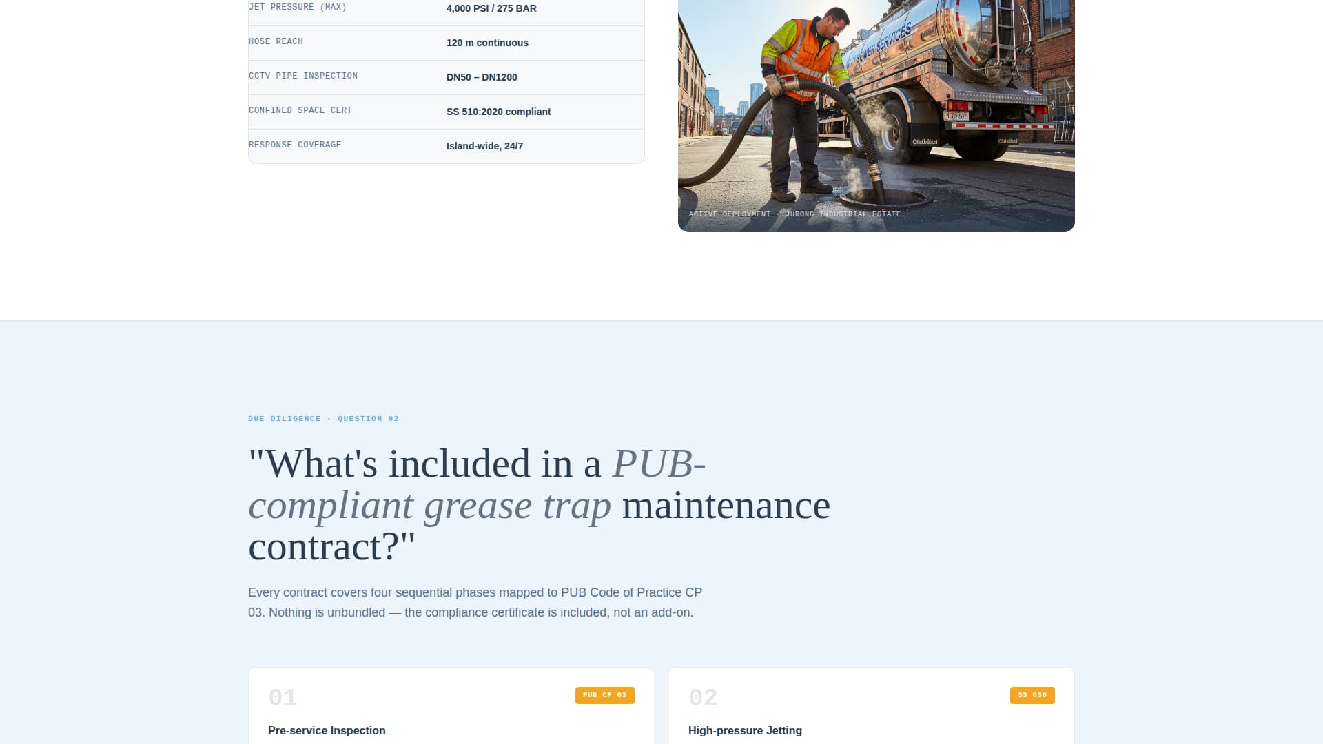 Singapore Local FAQ Website Template