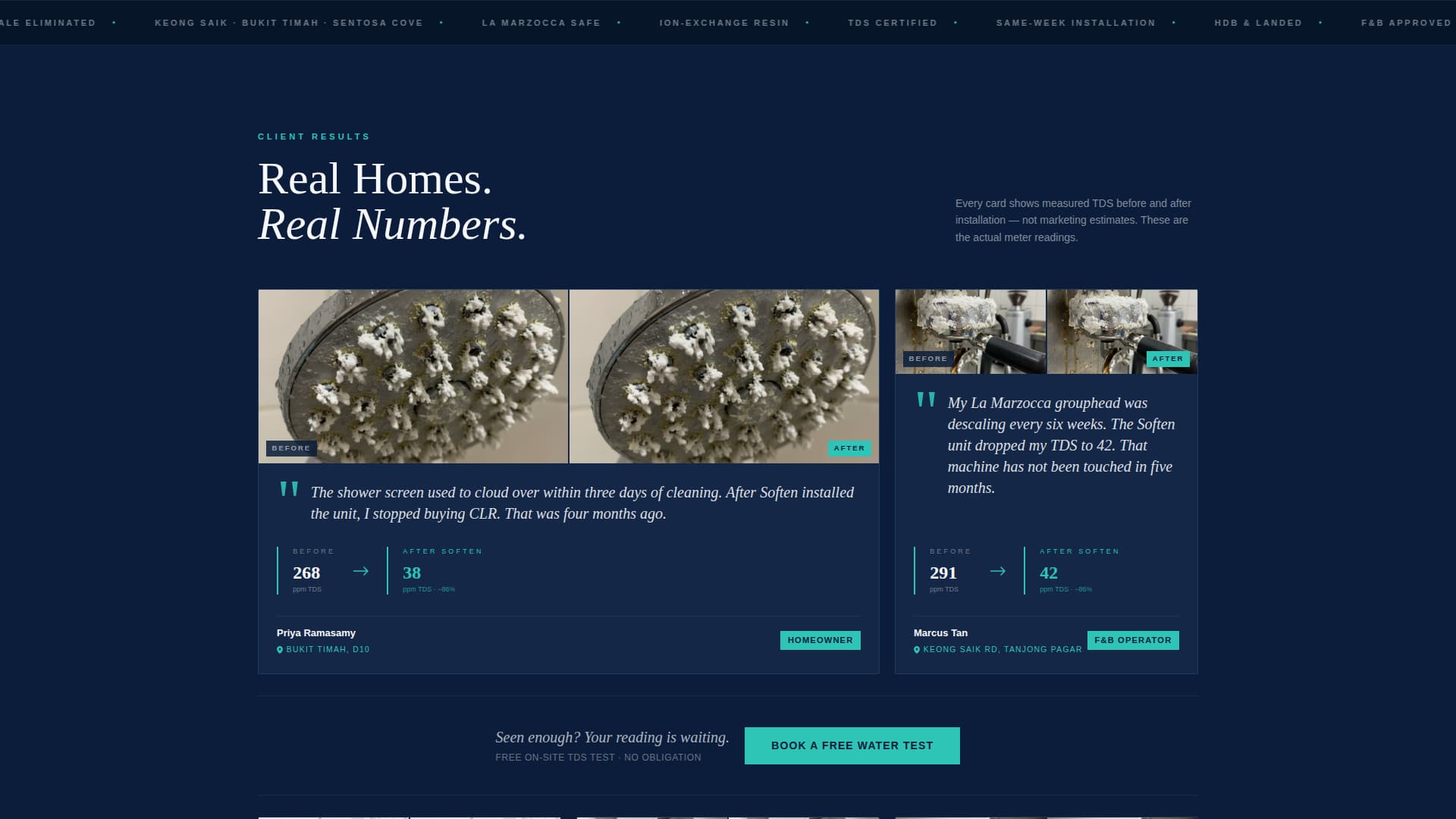 Singapore Local Complete Booking Website Template