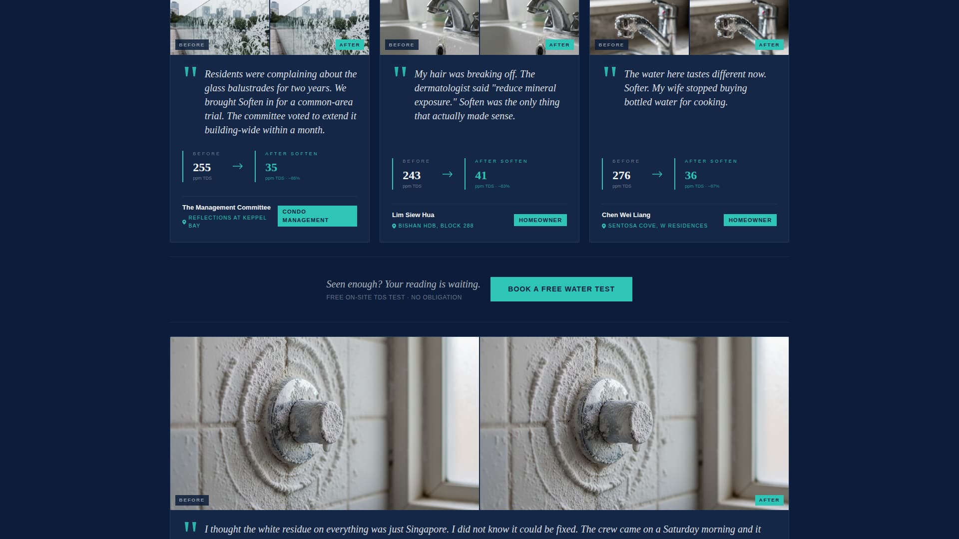 Singapore Local Complete Booking Website Template