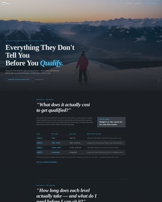 Carve - Authoritative Instructor Landing Page Template