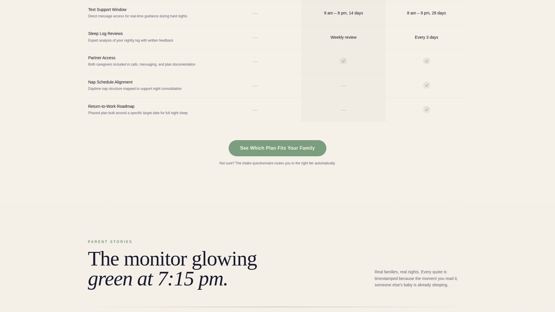 Sleep Consultant (Baby) Specialist Booking Website Template