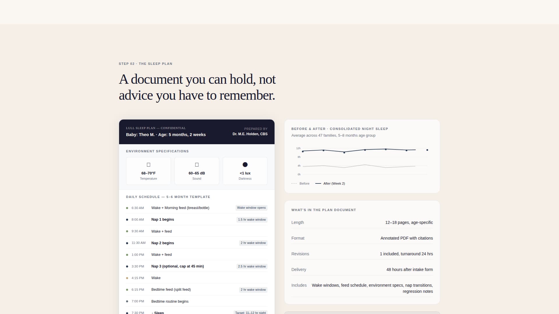 Sleep Consultant (Baby) Booking Website Template