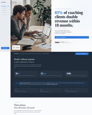 Catalyst - Highimpact Coaching Landing Page Template