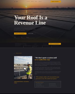 Solar Installer Business Blog Website Template