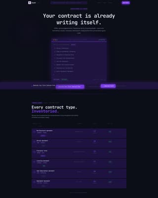 Draft - Powerful Contract Landing Page Template